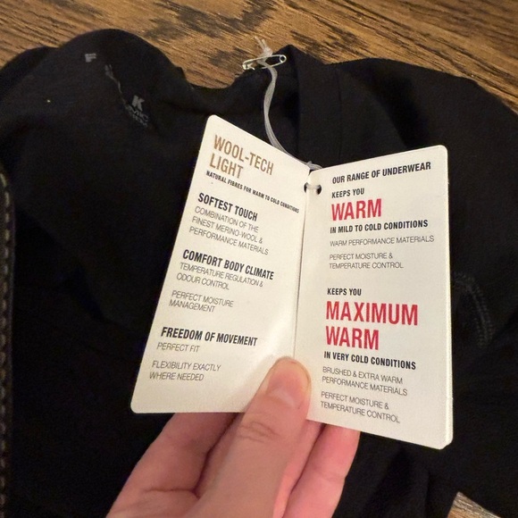 FALKE Men's Wool Tech. Light Base Layer Top NWT Medium M - Picture 8 of 14